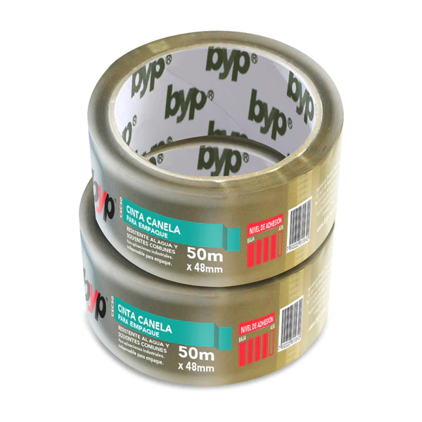 CINTA CANELA P / EMPAQUE DE 48 MM X50m BYP