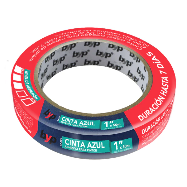 CINTA MASKING AZUL SUPERIOR 1" X 50M