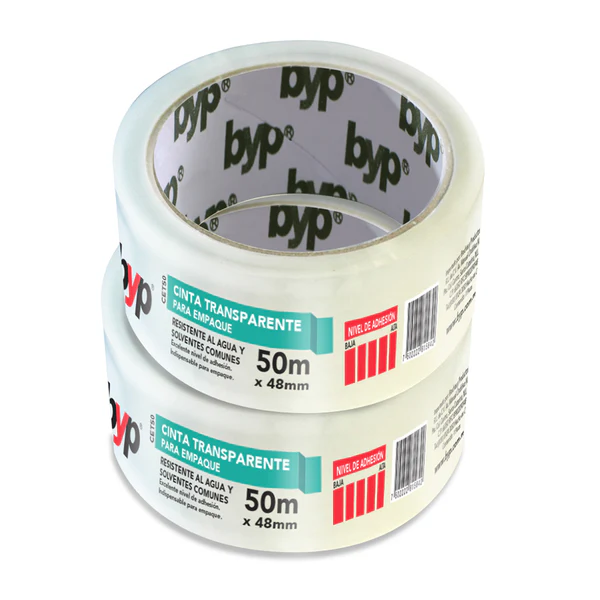 CINTA TRANSPARENTE P / EMPAQUE 48MMX 50m