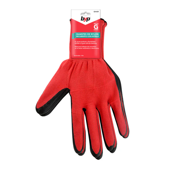 GUANTE DE NYLON RECUB. CON NITRILO G