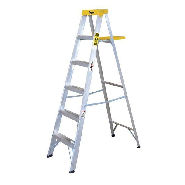 ESCALERA TIJERA TIPO II 6 AMARILLA BYP