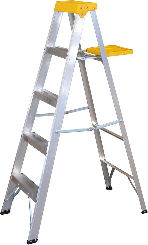ESCALERA TIJERA TIPO II 4 AMARILLA BYP