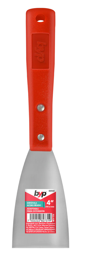 ESPATULA 4" RIGIDA ANGULAR P / EXTENSION