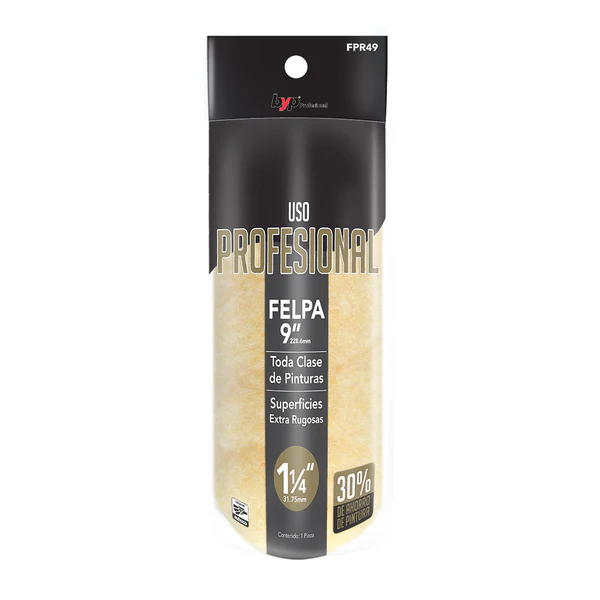 FELPA BYP 9" ALTA DENSIDAD 1 1 / 4"