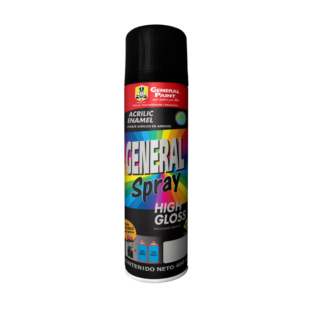 AEROSOL NEGRO BRILLANTE GENERAL