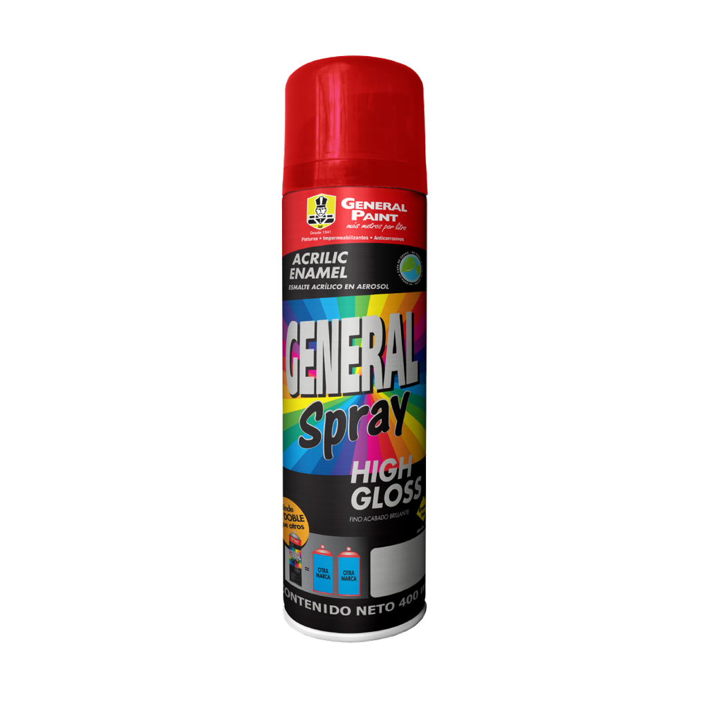 AEROSOL ROJO METALICO GENERAL