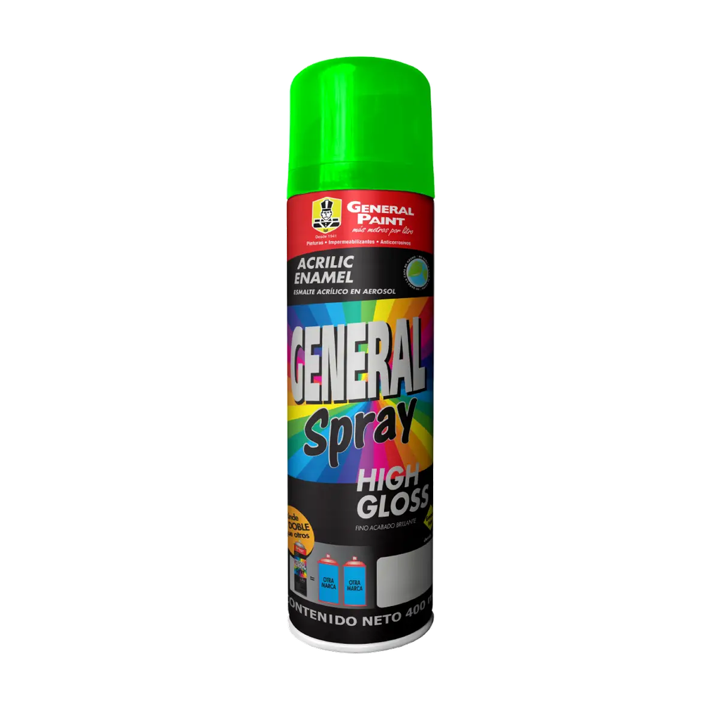 AEROSOL VERDE FLUORESCENTE GENERAL