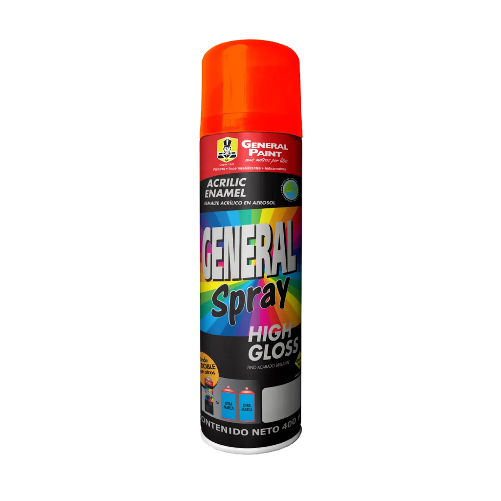 AEROSOL FLUORESCENTE NARANJA GENERAL