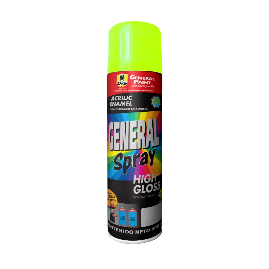 AEROSOL AMARILLO FLUORESCENTE GENERAL