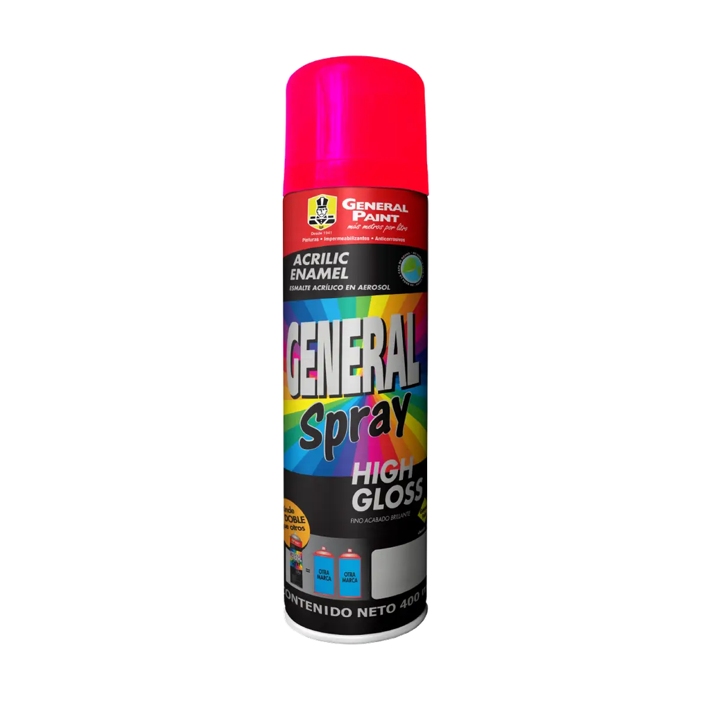 AEROSOL ROSA FLUORESCENTE GENERAL