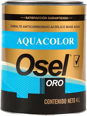 AQUACOLOR OSEL ORO BRILLANTE BCO BASE W 4 LT