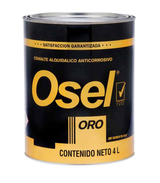 PINTURA TRAFICO OSEL ORO AMARILLO 4 LT