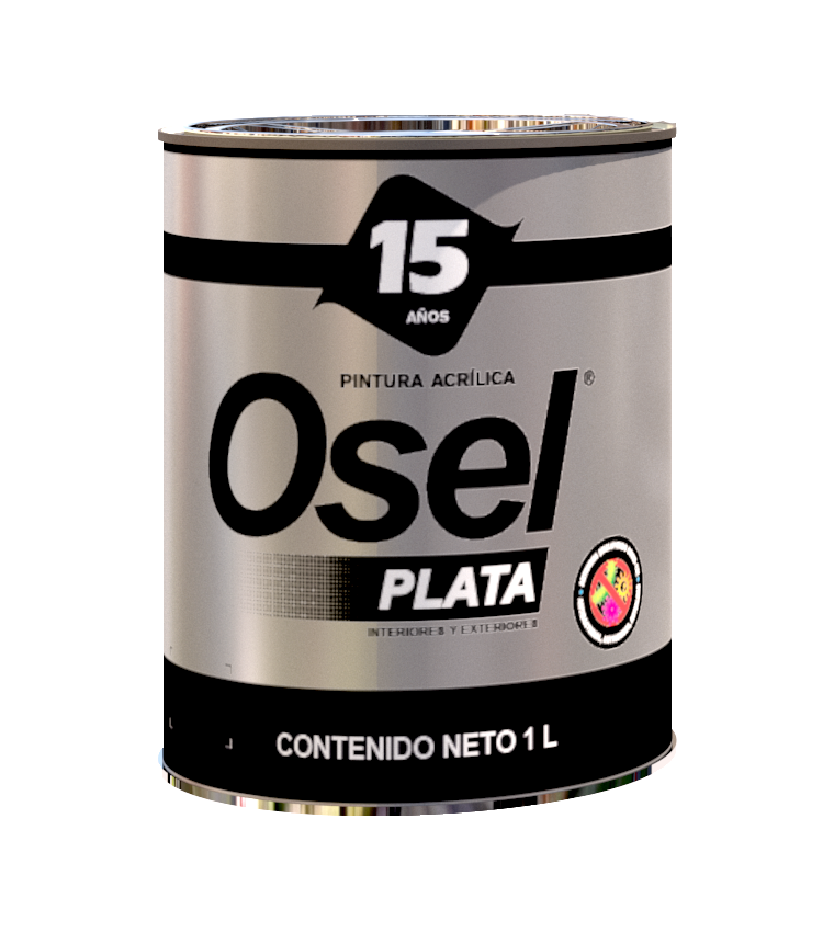 VIN-ACR OSEL PLATA MAT BLANCA 1 LT