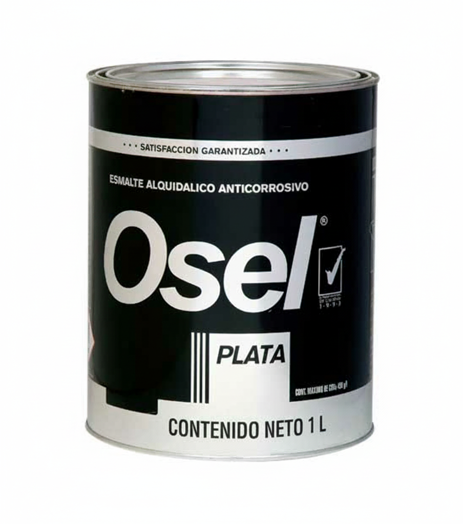 ESM MATE OSEL PLATA NEGRO 1 LT