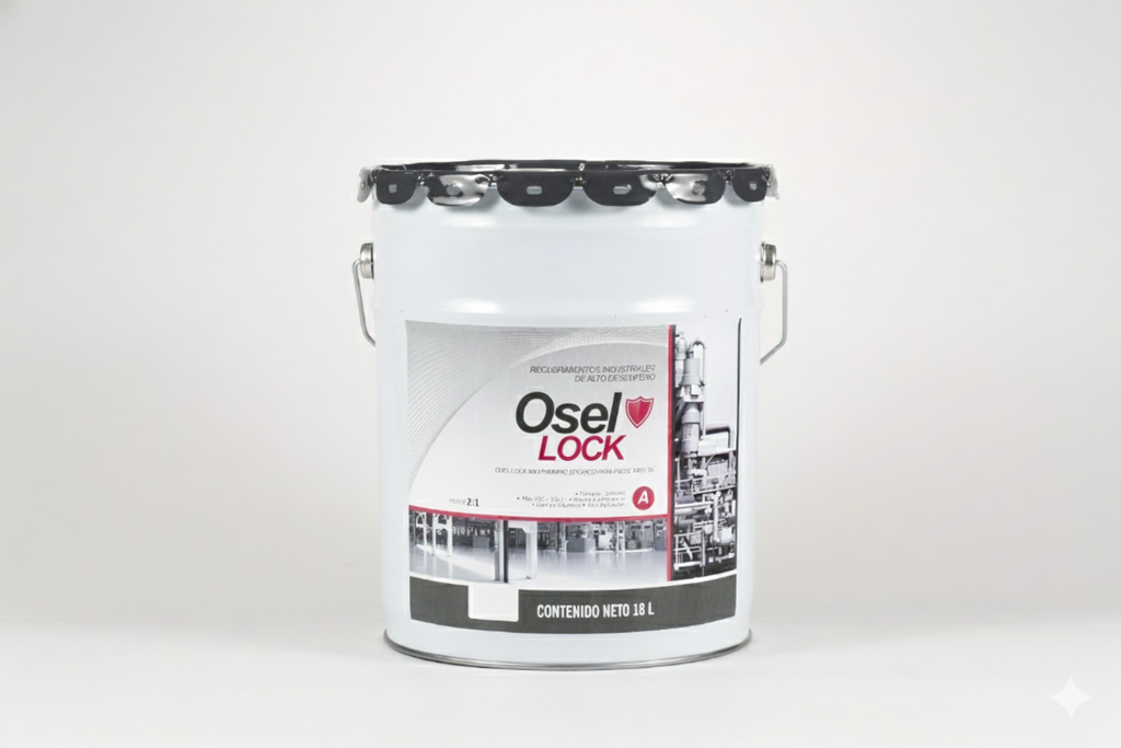 OSEL LOCK 485 BLANCO CUBETA 18 L (1:1)