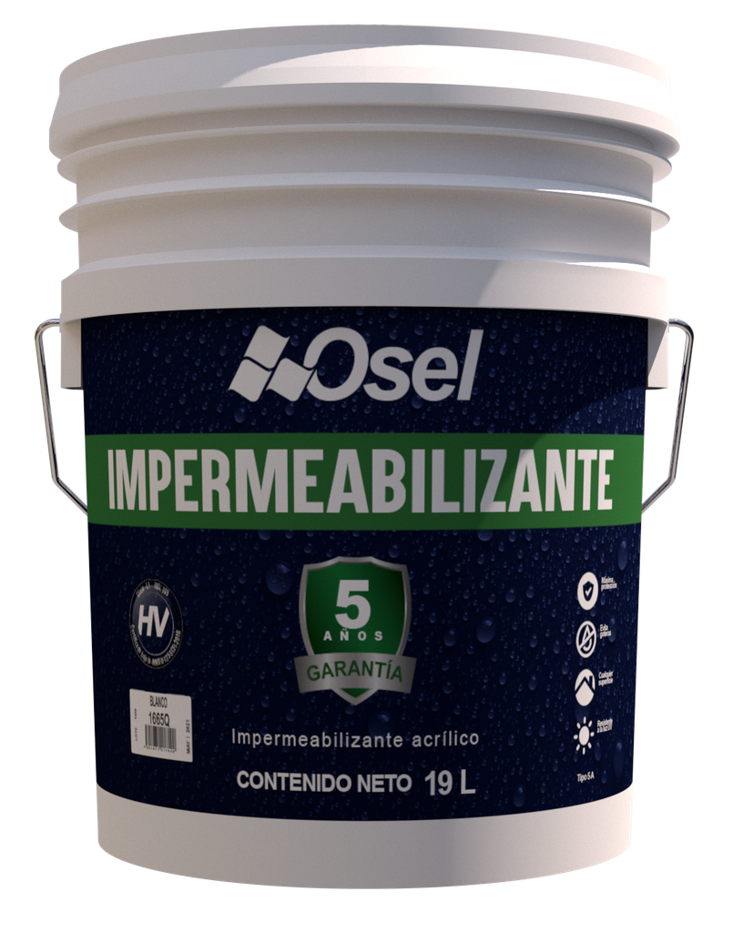 IMPER-ACRILICO BCO HIPOTECA VERDE 5 AÑOS 19L