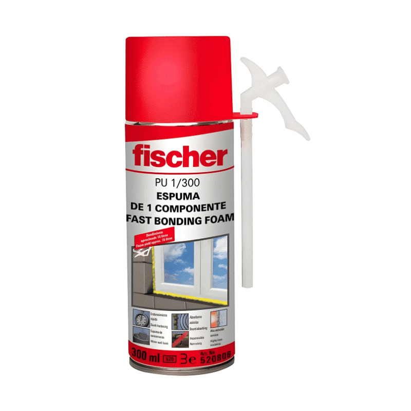 ESPUMA PU 300 ML FISCHER