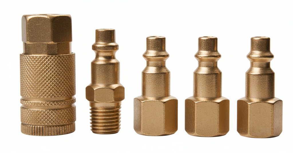 JGO 5 PZAS CONEXIONES RAPIDAS DE BRONCE