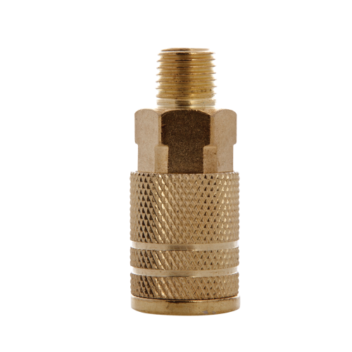 COPLE RAPIDO DE BRONCE TIPO MACHO 1 / 4GON