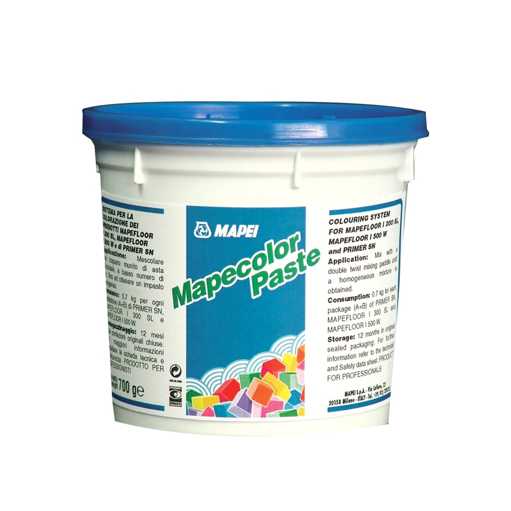 MAPECOLOR PASTE RAL 5012, LATA
