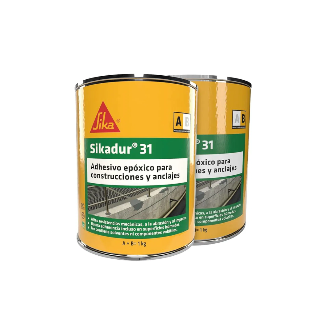 SIKADUR 31N ADHESIV ENDURECIDOS 2 COM 1K