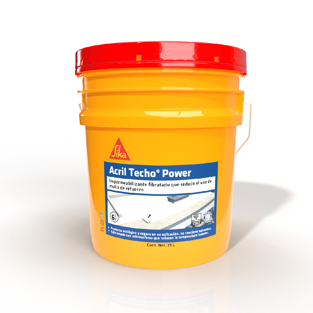 ACRIL TECHO POWER 6 AÑOS BLANCO FIBER