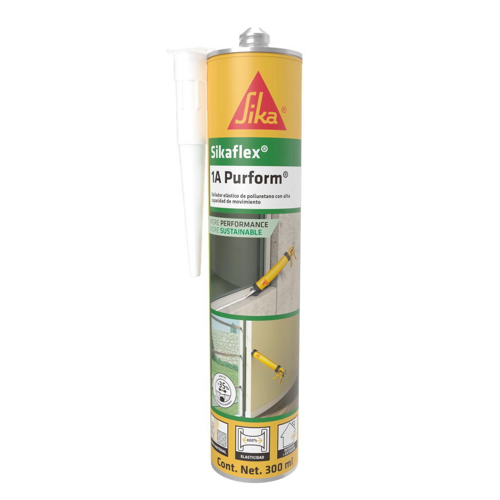 SIKAFLEX 1A NEGRO CARTUCHO 300 ML .390 K