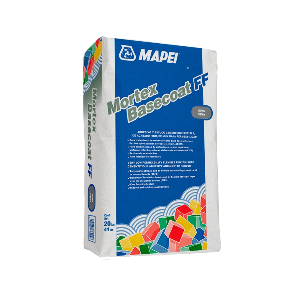MORTEX BASE COAT GRIS SACO 20KG (copia)