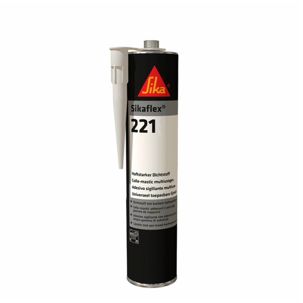 SIKAFLEX 221 NEGRO CARTUCHO 300 ML