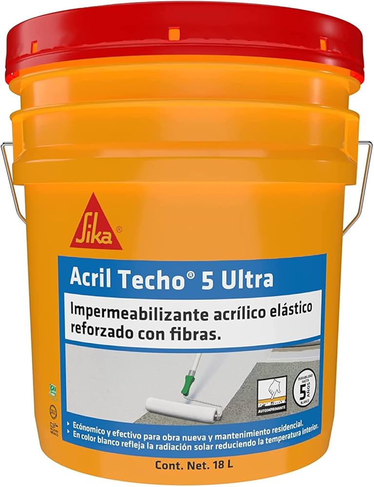 ACRIL TECHO 5 ULTRA BLANCO CUBETA (18 L)