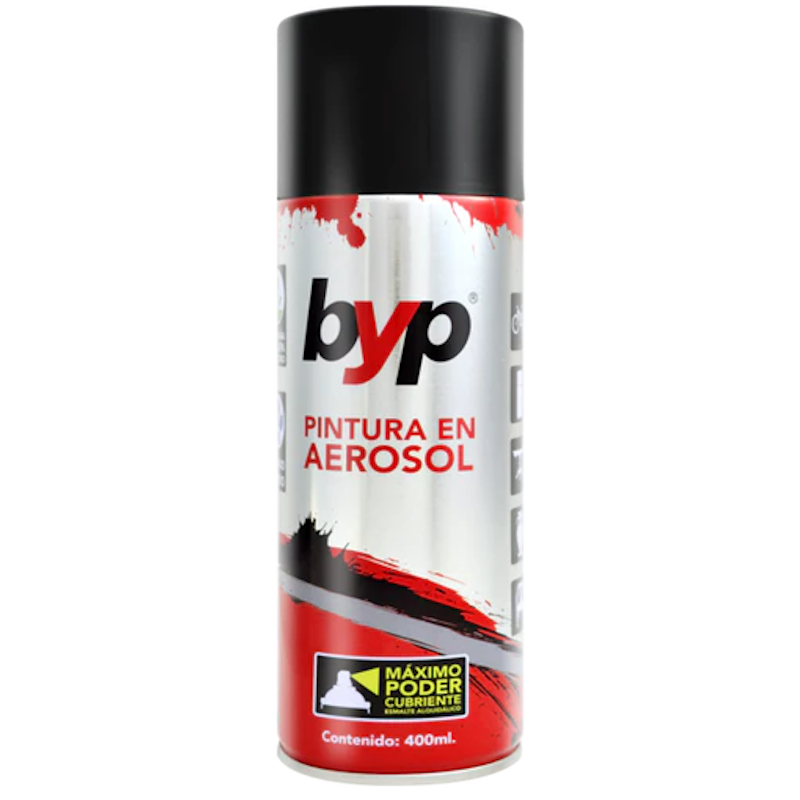 AEROSOL NEGRO MATE BYP