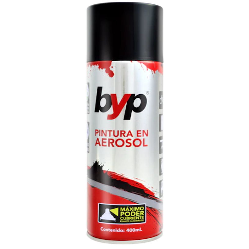 AEROSOL NEGRO SATINADO BYP