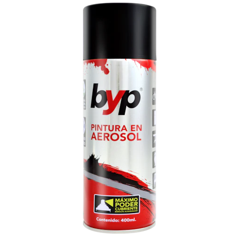 AEROSOL NEGRO BRILLANTE BYP