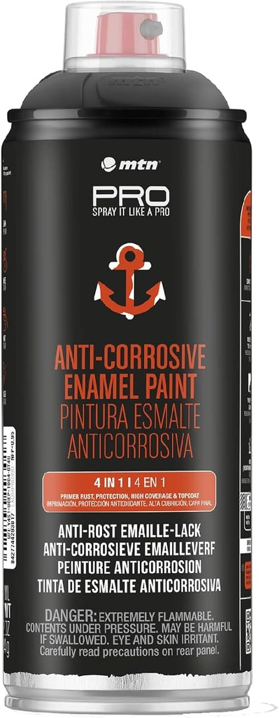MTN PRO ESMALTE ANTICOR NEGRO 400ML