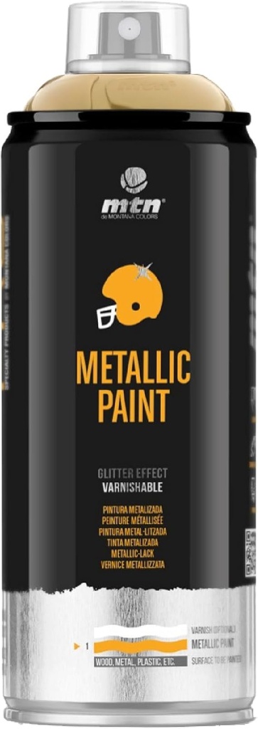 MTN PRO METALIZADO ORO R-1036 400ML