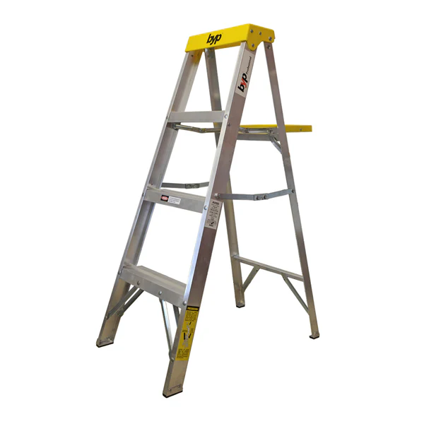 ESCALERA TIJERA TIPO II 3 AMARILLA BYP