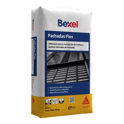 BEXEL ADHESIVO FACHADAS FLEX BLANCO 20 K