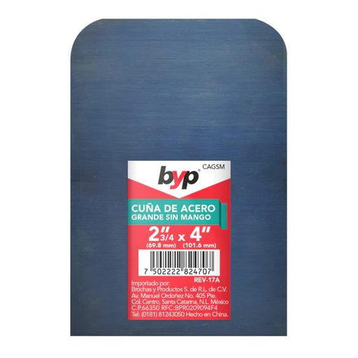 [CAGSM] CUÑA DE ACERO S / MANGO CHICA BYP