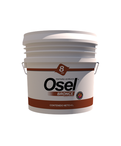 [1595G] ACRILICA BLANCO GAL OSEL BRONCE