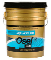 [2085G] AQUACOLOR OSEL ORO MATE BCO 4 LT