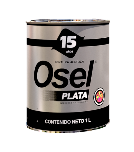 [1221L] VIN-ACR OSEL PLATA MAT BLANCA 1 LT