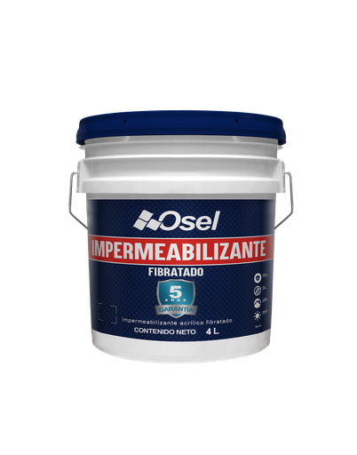 [1672G] IMPER-ACRILICO FIBRATADO BCO 5 AÑOS 4 LT