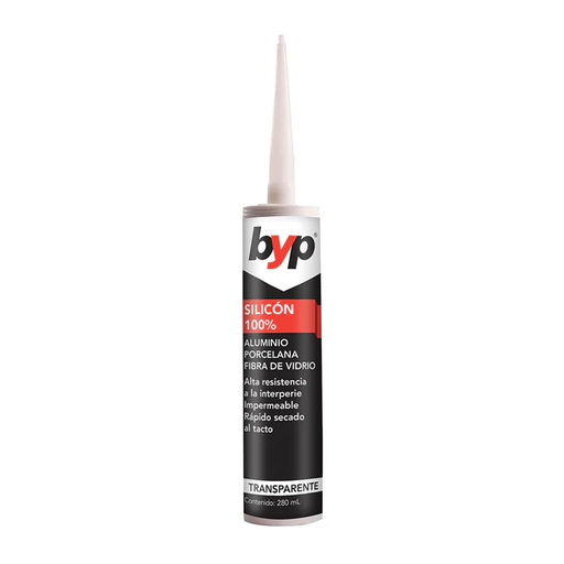 [STR28] BYP SELLADOR SILICON TRANSPARENTE 280ML